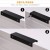 Wardrobe Invisible Handle Lengthened Cabinet Black Cupboard Drawer Punch-Free Handle Modern Minimalist Cabinet Door Flush Pull