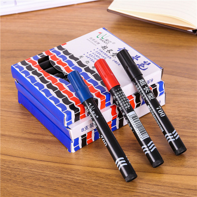 700 Color Box Package Marking Pen Mark Pen Permanent Marker Marker Black Logistics Pen Durable 8 Pcs/box
