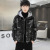 Cotton-Padded Coat Men 'S New Trendy Handsome Winter Bread Coat Large Size Glossy Thickened Warm Down Cotton Jacket Coat