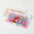 Cartoon Frosted Bag Disposable Rubber Band Korean Children's Basic Hair Rope Thick Color Girls' Rubber Band Wholesale