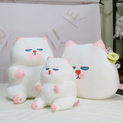 Cute Cat Doll Plush Toy Children's Ragdoll Doll Vivicat Lazy Cat Pillow Birthday Gift Batch