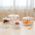 Transparent Cake Cover Insulated Vegetable Cover Dustproof Dessert Bread Acrylic Meal Cover round PS Display Food Cover