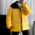 Cotton-Padded Jacket Winter New Casual Simple Teen Trend Thickened Cotton-Padded Coat for Men Warm-Keeping Cotton Clothing Men