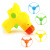 Dragonfly Pistol Stall Night Market Outdoor Luminous UFO Catapult Rotating Frisbee Children Boys and Girls Outdoor Toys