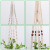 DIY Nordic Style Decoration Hand-Woven Cotton String Decoration Hang Rope Hanging Cradle and Flower Pot Net Pocket Wall Decoration