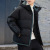 Men's New Cotton-Padded Clothes Autumn and Winter Thickened Fashion Brand Clothes Winter Cotton-Padded Jacket Casual Cotton-Padded Jacket Winter Cotton Coat