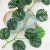 Artificial Flower Monstera Fake Flower Rattan Home Ceiling Wedding Cloth Exhibition Decoration Supplies Vine Green Wall Hanging Plant