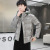 Cotton-Padded Coat Men 'S New Trendy Handsome Winter Bread Coat Large Size Glossy Thickened Warm Down Cotton Jacket Coat