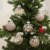 Cross-Border New Christmas Decorations Transparent Pet Painted Christmas Ball Set Christmas Tree Ornament Ball