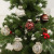 Cross-Border New Christmas Decorations Brown Boutique Pet Painted Christmas Ball Set Christmas Tree Ornament Ball