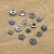 Silver Marcasite Accessories DIY Beads Accessories Small Receptacle Scattered Beads Protective Beads 925 Sterling Silver Spacer Obsidian Bead Caps Distressed