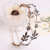 HANSUN Vintage Electroplated Leaf Crystal Headband Leaf Headband Alloy Hairpin Five Leaves Mori Girl Hair Accessories