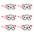 2022 Qatar World Cup Paper Glasses Photo Props Football Party (Ball Game) Fan Supplies Glasses