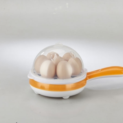 Mini Egg Steamer Multi-Function Boiled Egg Breakfast Machine Household Convenient Omelet Tool Non-Stick Flat Bottom Griddle Automatic Power off