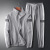 Cross-Border Men's Casual Sports Suit Spring and Autumn Jacket Trousers Two-Piece Suit Reflective Stripe Couple Fashion Nightclub Coat