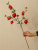 Pomegranate Artificial/Fake Flower Branch Decoration Living Room Dining Table Hallway Flower Arrangement Decoration TV Cabinet Decoration New Chinese Style