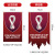 2022 World Cup Qatar Football Party Flag Fans Commemorative Supplies Hanging Flags World Cup Hanging Flag