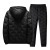 Factory Wholesale Men's Thermal Cotton Coat Cotton Pants Two-Piece Set Casual Fashion Trend Sports Suit Autumn and Winter Men's Clothing Batch