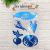 Cross-Border DIY Mirror Acrylic Sticker Fruit and Vegetable Mirror Decorative Sticker Self-Adhesive Mirror Wall Sticker