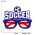 2022 Qatar World Cup Glasses Decoration Photo Props Football World Cup (Ball Game) Fan Supplies Party Glasses