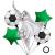 New Qatar World Cup Football Aluminum Foil Balloon Set Fans Celebrate Birthday Party on-Site Decoration