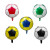 Cross-Border New 2022 World Cup Mascot Cartoon Qatar Football World Cup Aluminum Foil Balloon