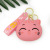 Japanese and Korean Ins Silicone Lucky Cat Cartoon Change Purse Cute Soft Glue Card Holder Coin Earphone Bag Key Chain Bag