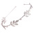 HANSUN Vintage Electroplated Leaf Crystal Headband Leaf Headband Alloy Hairpin Five Leaves Mori Girl Hair Accessories