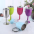 304 Stainless Steel Goblet Red Wine Cup 10Oz Double Goblet Champagne Creative Wine Thermos Cup