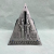 Decorative Desk Gift Egyptian Pyramid Model Iron Building Model Decoration Crafts Coin Bank Large
