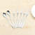 Stainless Steel Pointed Tail Fruit Fork Small Spoon Dessert Fork Stainless Steel Small Fork Spoon Tableware Direct Gift