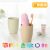 Creative Couple Cup Toothbrush Cup Holder Set Plastic Toothbrush Cup Travel Toothbrush Holder Wash Cup