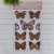 GLA Bronzing Butterfly Vase Layer Stickers Three-Dimensional Stickers Wall Sticker Decorative Sticker