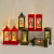 New Water Injection Telephone Booth Storm Lantern Candlestick Led Home Desktop Window Snowflake Crystal Storm Lantern 