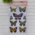 GLA Bronzing Butterfly Vase Layer Stickers Three-Dimensional Stickers Wall Sticker Decorative Sticker