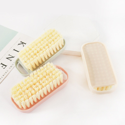 T Household Multifunction Cleaning Brush Plastic Soft Brush Clothes Cleaning Brush Shoe Brush Small Brush Hanging Cleaning Supplies