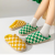 Autumn and Winter Cotton Slippers Women's Spring Warm Non-Slip Wear-Resistant Cotton Slippers Men's Checkerboard Plush Couple Cotton Slippers Wholesale