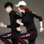 Sports Suit Men's Autumn New Men's and Women's Sports Couple Suit Running Suit Casual Sportswear Full Set Spring and Autumn