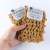 Wholesale Laminate Gold Thread Double Layer Oil-Free Dish Towel Korean Scouring Pad Hand Crocheted Coaster Brush Dishcloth