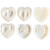 Factory Sales 50G Heart-Shaped Household Hand Pressure Moon Cake Mold Green Bean Cake Biscuit Mold Suit