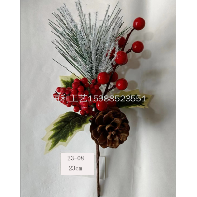 Christmas Berry Christmas Flower Christmas Tree Garland Rattan DIY Christmas Scene Decoration Scene Layout