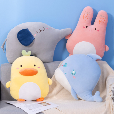 New Cute Animal Pillow Soft Elephant Dolphin Children Doll Soft Pillow Plush Toy