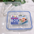 Plastic Sealed Four-Grid Lunch Box Student Lunch Lunch Box Crisper Microwave High Temperature Resistant Fast Food Box