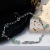 A1002 Korean Style Turquoise Anklet for Girls High Sense S925 Sterling Silver Enamel Drip Glazed Foot Ornaments Student