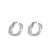 E5175 Korean Style Enamel Ear Clip High-Grade Sterling Silver S925 Drip Glazed Texture Non-Piercing Ear Clip Female Set