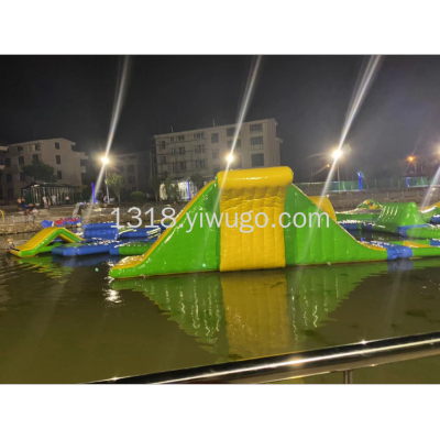 Factory Direct Sales Can Be Customized Large Inflatable Toys Water Amusement Trampoline Facilities Inflatable Float Inflatable Entrance