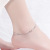 S925 Sterling Silver round Beads Bracelet Women's Korean-Style Simple Five-Pointed Star Double-Layer All Match Fresh Personality XINGX Anklet