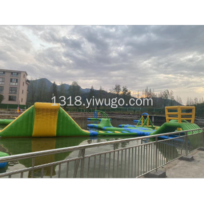 Factory Direct Sales Inflatable Water Climbing Toy Large-Scale Amusement Park Equipment Inflatable Float Entrance Inflatable Slide Air Cushion