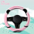 Car Steering Wheel Cover Winter Short Plush Universal Goddess Style Cute Cartoon Rabbit Mink Velvet Steering Wheel Steering Wheel Cover