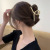 Korean Style Pearl Barrettes Women's Back Head Large Size Instafamous Metal Temperament Hair Claw Shark Grip Hair Clip Headdress